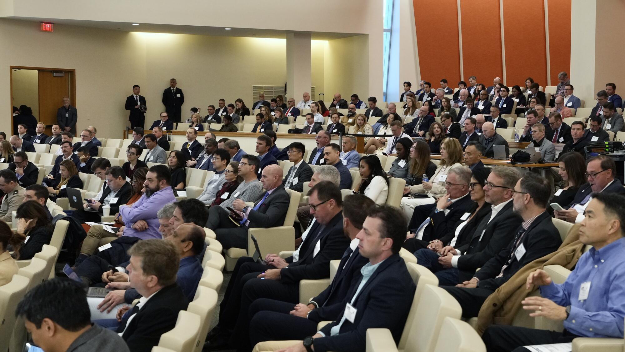 Medical professionals in a conference