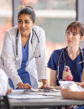 Doctors around a table